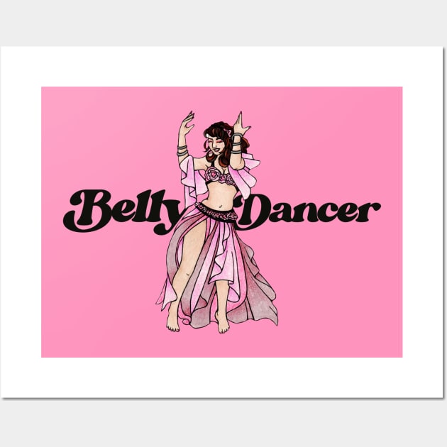 Belly Dancer Wall Art by bubbsnugg